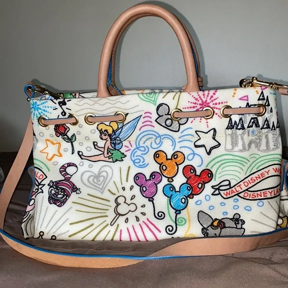 Dooney & bourke sketch tassel tote purse - Picture 3 of 5